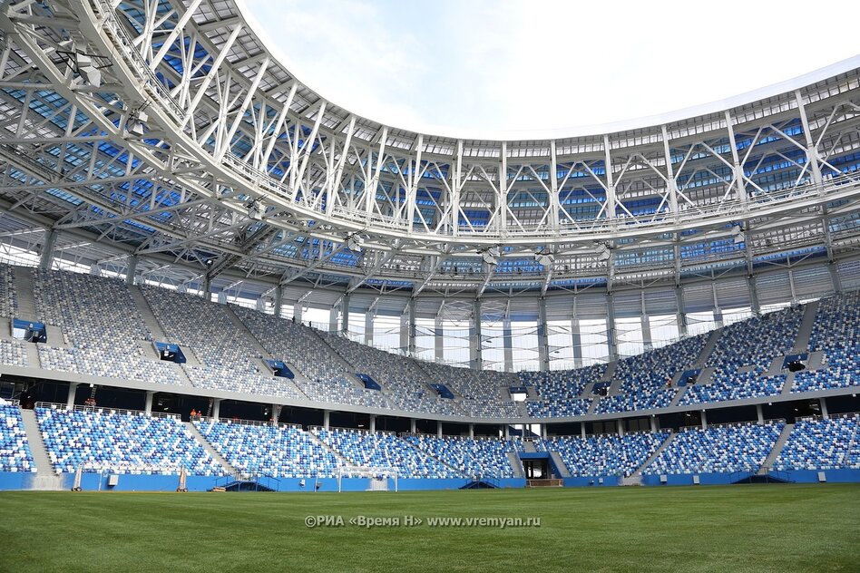 Стадион «Нижний Новгород» вошел в тройку лучших футбольных арен в 2018 году