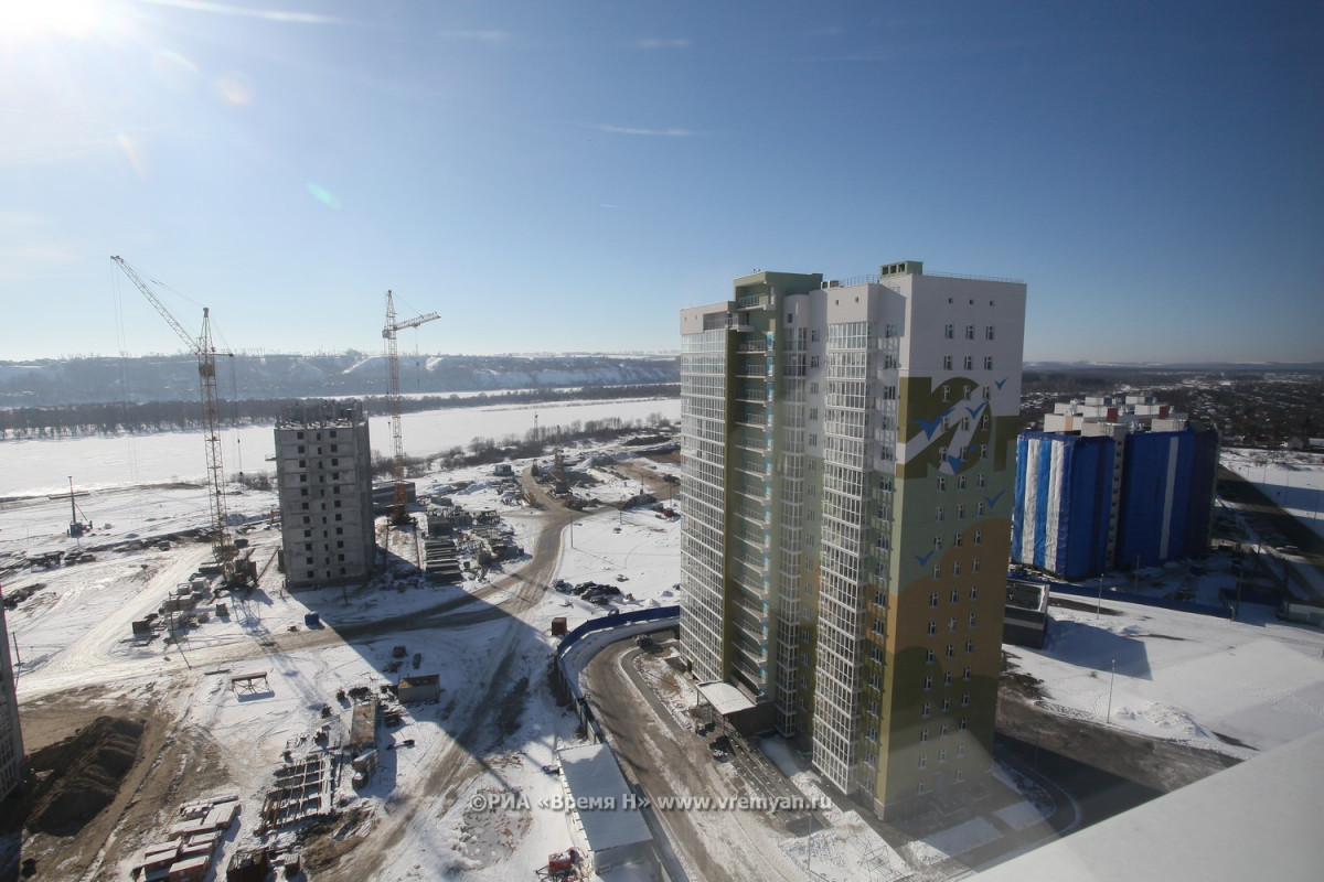 Темп роста ввода жилья в Нижегородской области увеличился в январе-феврале почти на 30%