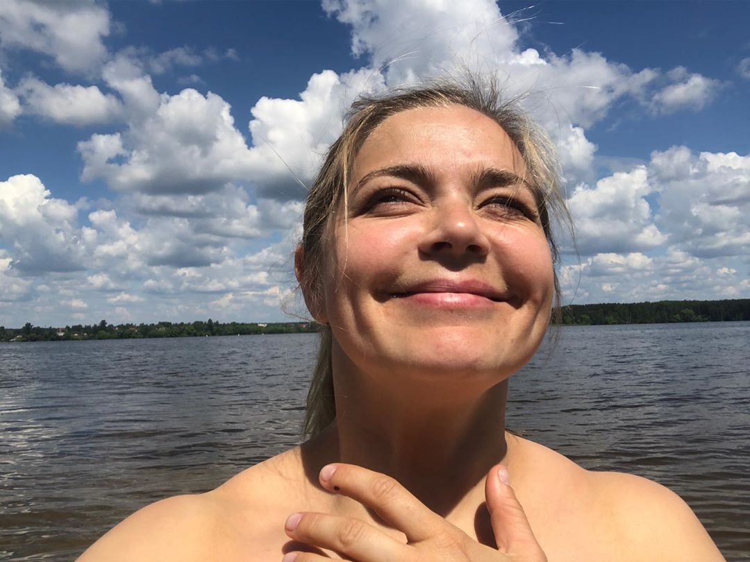 Ирина Пегова отметила день рождения купанием в Выксе