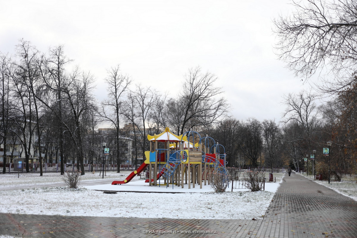 Детская площадка отрылась на Нижне-Волжской набережной