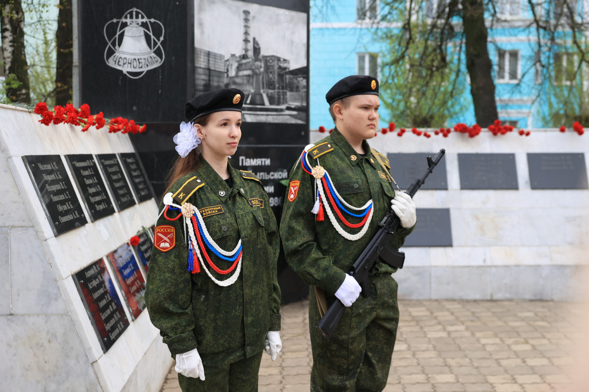 В Дзержинске почтили память жертв катастрофы на Чернобыльской АЭС