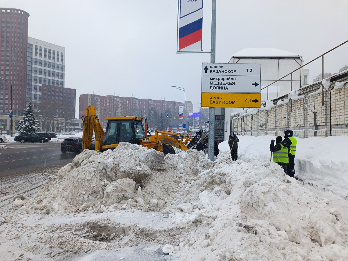 С 50 нижегородских улиц уберут снег дорожно-коммунальные службы в ночь на 3 февраля