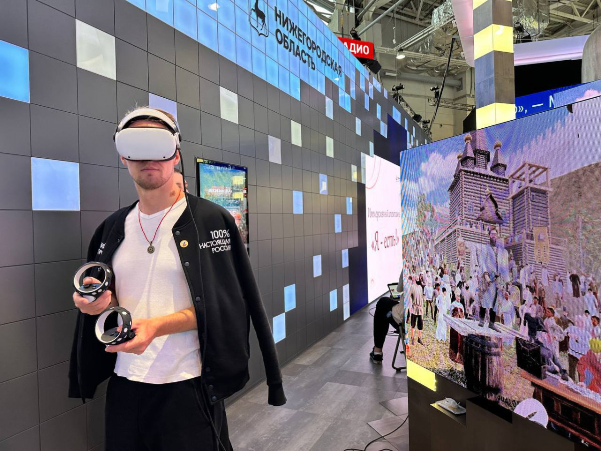 Нижегородская VR-экспозиция «Константин Маковский. Воззвание Минина» представлена на выставке «Россия» в Москве