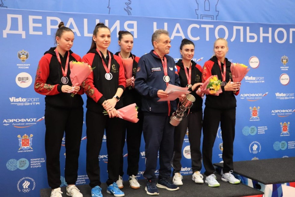 Нижегородская женская сборная привезла серебро с Чемпионата России по настольному теннису