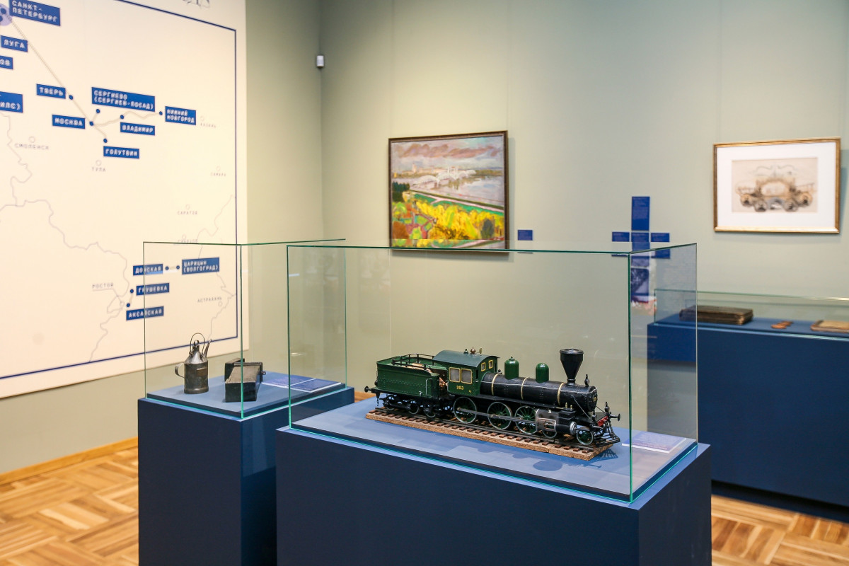 Выставка, посвященная истории железной дороги, открылась в Нижнем Новгороде
