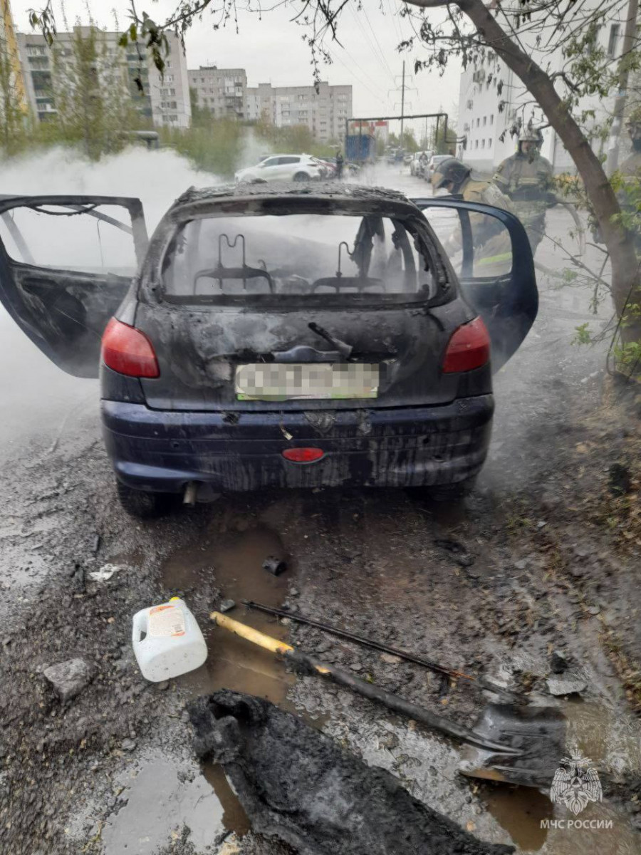 Автомобиль сгорел в Канавинском районе 26 апреля